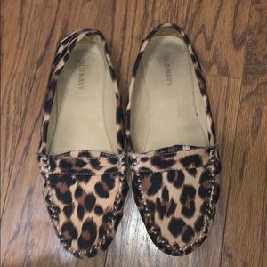 Cheetah loafers